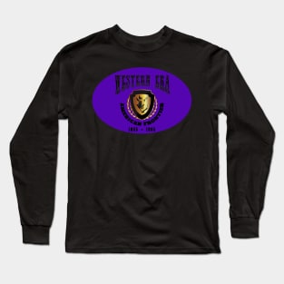 Western Era aka American Frontier - Purple Long Sleeve T-Shirt